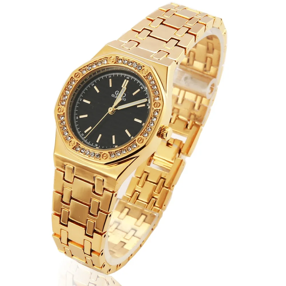 

G&D 2018 Luxury Brand Women's Watches Gold Ladies Dress Watch Women's Quartz Wristwatch Relogio Feminino Clock Relojes Mujer
