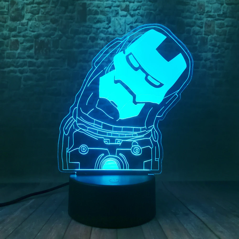 Amroe 3D мультфильм милые легенды Marvel Q Железный человек прекрасная фигура герой 7