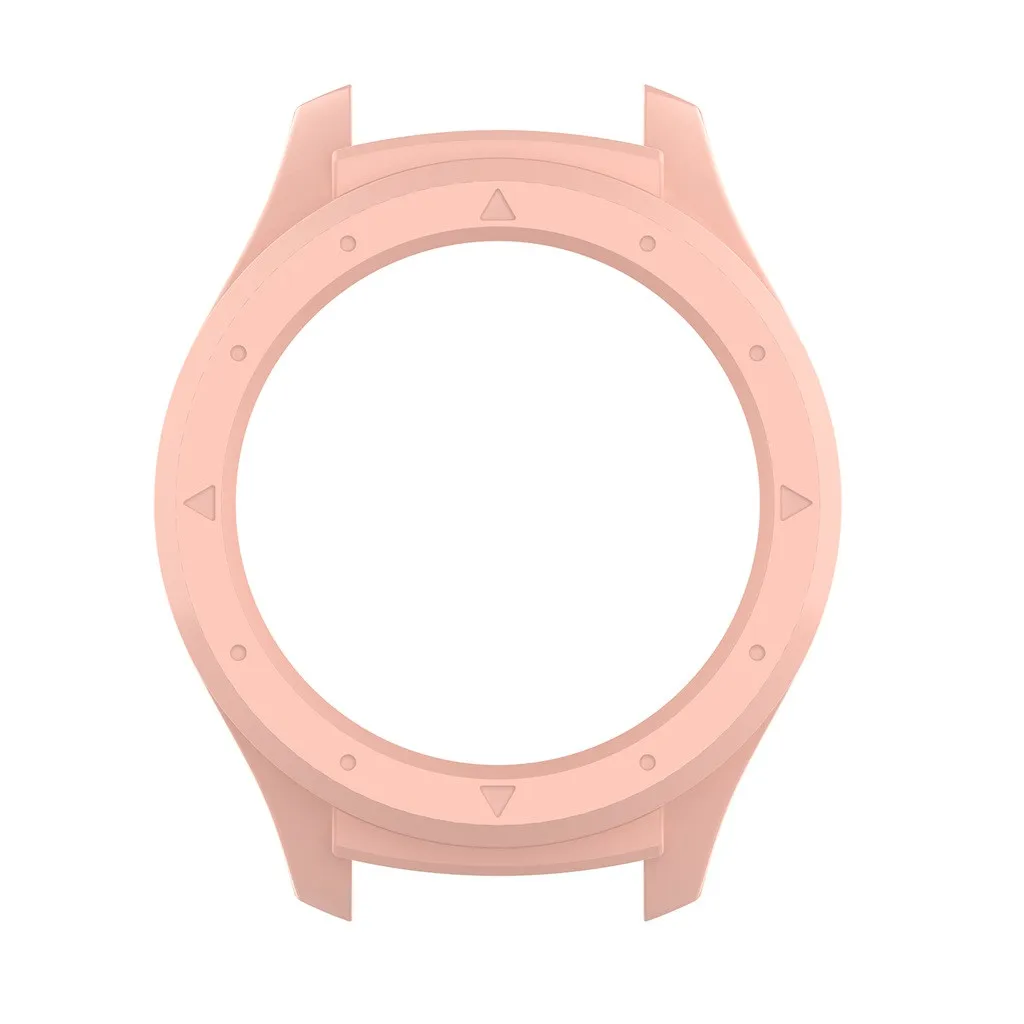 Pink Модные спортивные мужские чехлы для часов для huawei watch 2, умные часы, PC чехол, оболочка, силиконовая рамка, защитная, прочная, легко снимается - Цвет: Pink