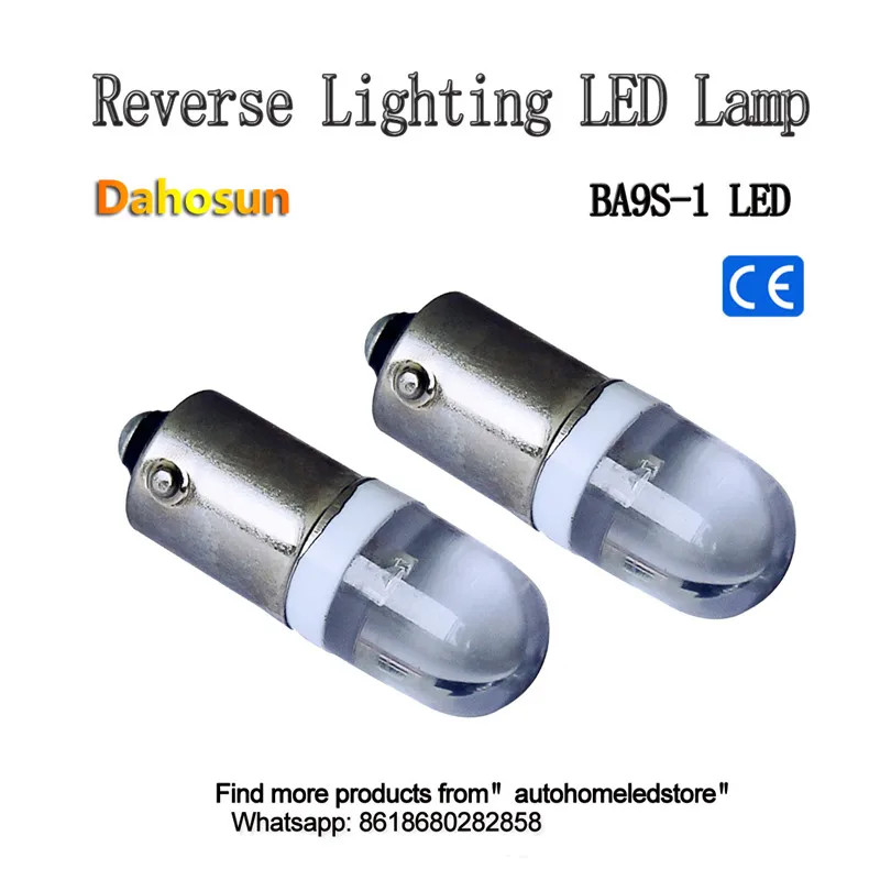Dahosun 2 шт. X BA9S T4W 1led 6В 12В 24В автомобильный купол светодиодный светильник для чтения