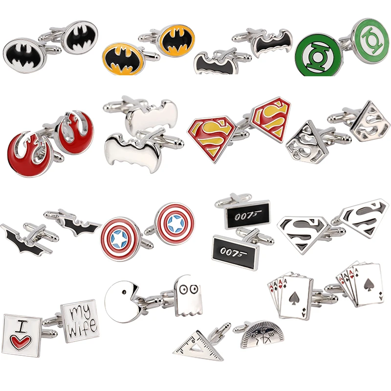 Бесплатная доставка 16 разных видов Лидер продаж дизайнерские запонки оптом