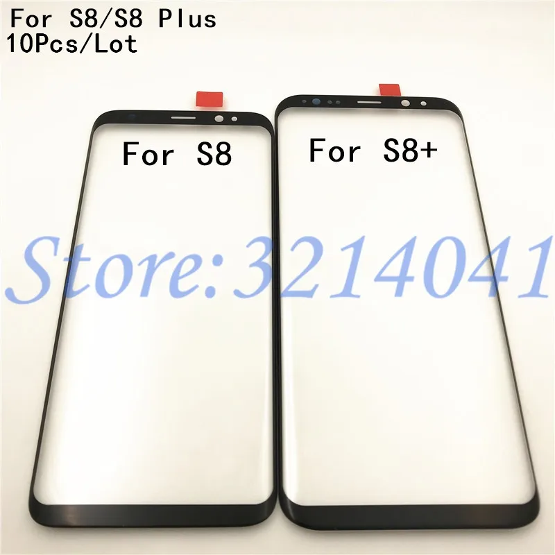 

10Pcs/Lot Original Touch Screen For Samsung Galaxy S8 S8 Plus G950 G950F G955 Front Outer Glass Lens Replacement Parts