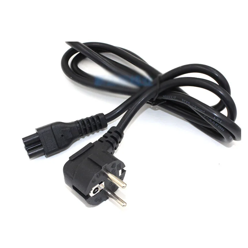 Светодиодный кабель для ноутбука с 3 контактами в европейском стиле|eu power plug cable|pc