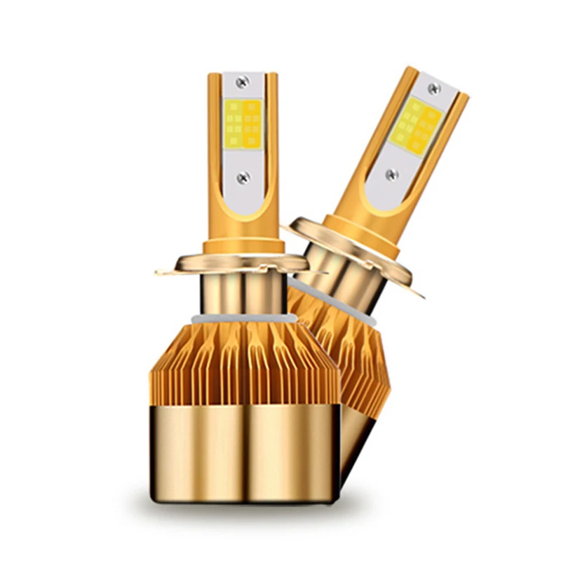 CS Автомобильные фары H4 LED H7 светодиодные лампы 3000K 6000K H1 H3 H8 H11 9005 HB3 9006 HB4 880 H27