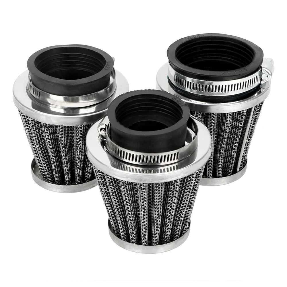 

Universal Clamp On Air Filter Cleaner 39/42/50/mm Caliber Size Motorcycle Accessories Motorcycle Mushroom Head Air Filter
