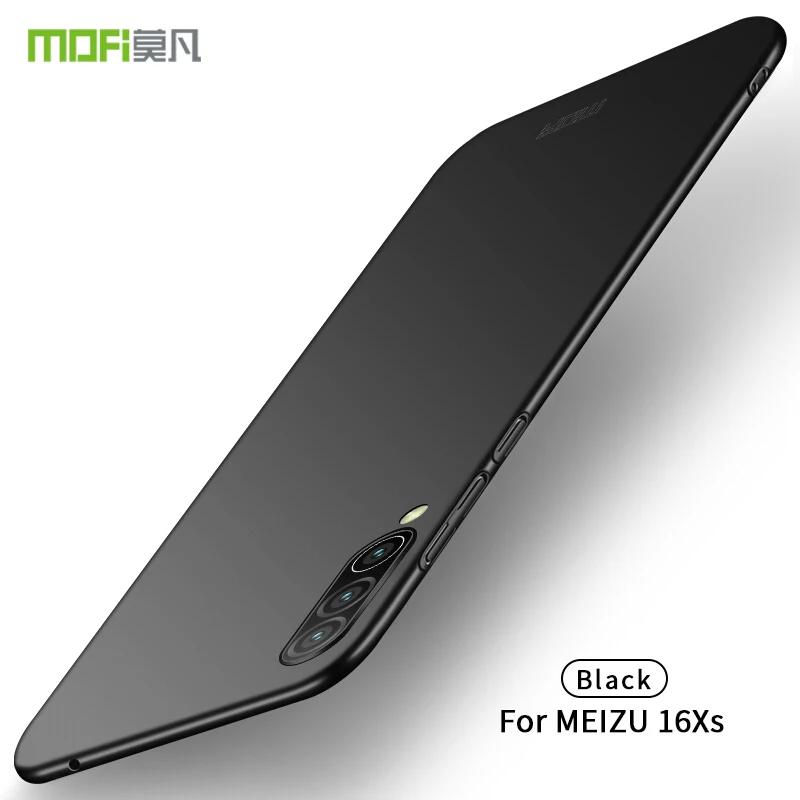 Черный MOFi для Meizu 16XS Чехол Жесткий PC задняя крышка защитный чехол для телефона s для Meizu 16XS - Цвет: Черный