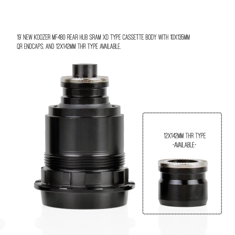 KOOZER MF480 передняя, Задняя Ступица набор 2/4 подшипники 24T трещотка 32 отверстия быстросъемные через ось горный велосипед ступицы для XD