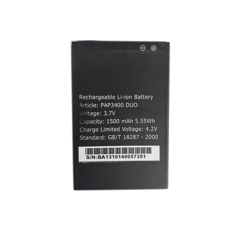 Новый аккумулятор 5 55 Вт ч для Prestigio MultiPhone PAP3400 DUO PAP 3400 сменный литий ионный
