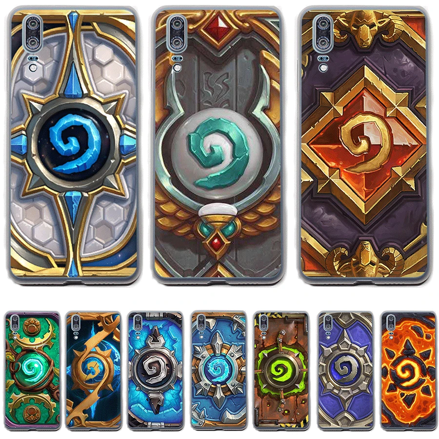 Чехол для телефона Hearthstone Card Back Classic Huawei P8 P9 P10 P20 P30 Lite Pro P Smart мягкие чехлы из ТПУ |