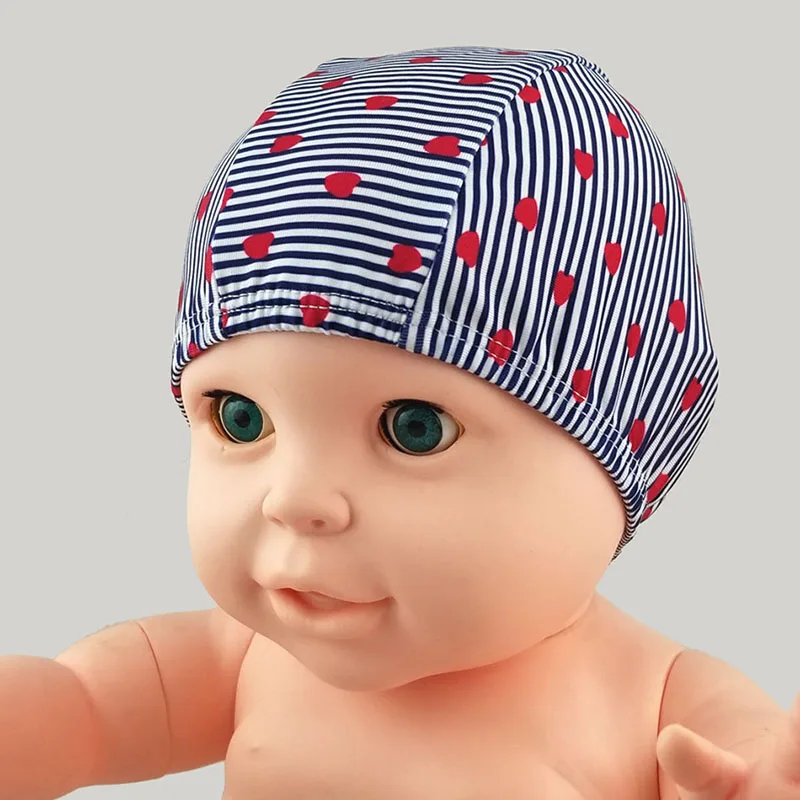 Милые шапочки для плавания для новорожденных, От 0 до 6 лет, Детские шапочки для плавания с мультяшным принтом, водонепроницаемые шапки для купания для детей, для мальчиков и девочек - Цвет: Style 02