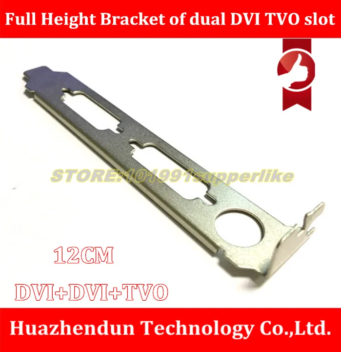 

DEBROGLIE 1PCS/LOT Single deck baffle nVIDIA Video Graphics Card Full Height Expansion Slot Bracket with DVI dvi TVO