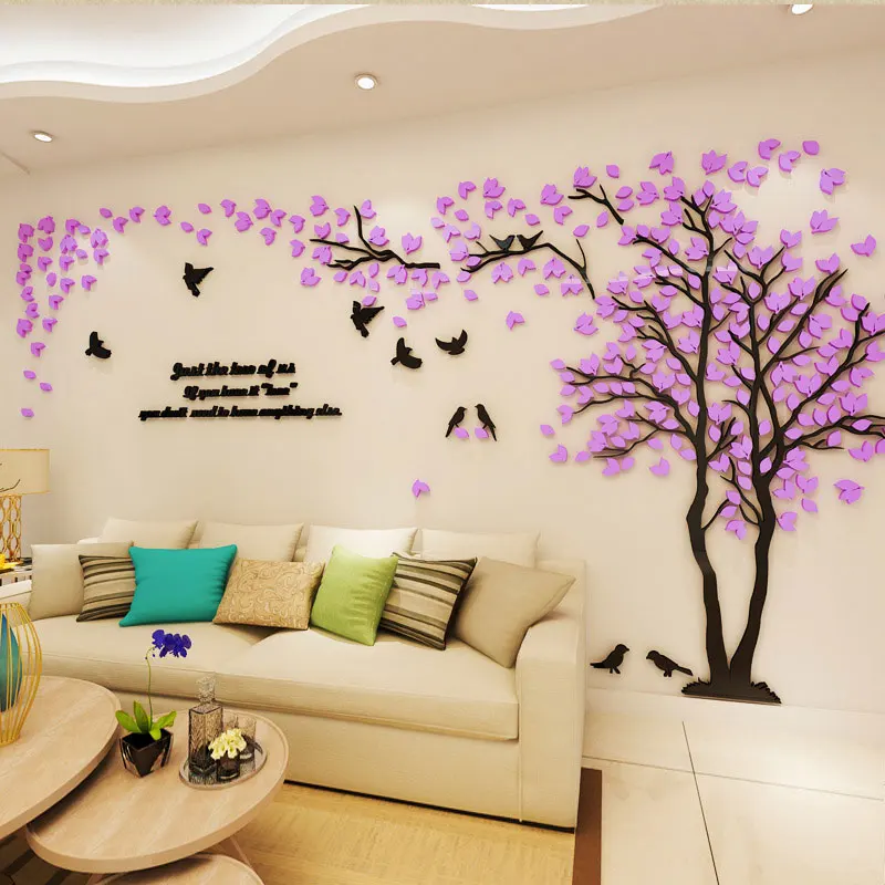 Style 2 200x100 cm Настенные наклейки 200x100 см, акриловые 3D Самоклеящиеся креативные наклейки для гостиной, телевизора, Декорации для дома, художественная роспись - Цвет: Style 2 200x100 cm