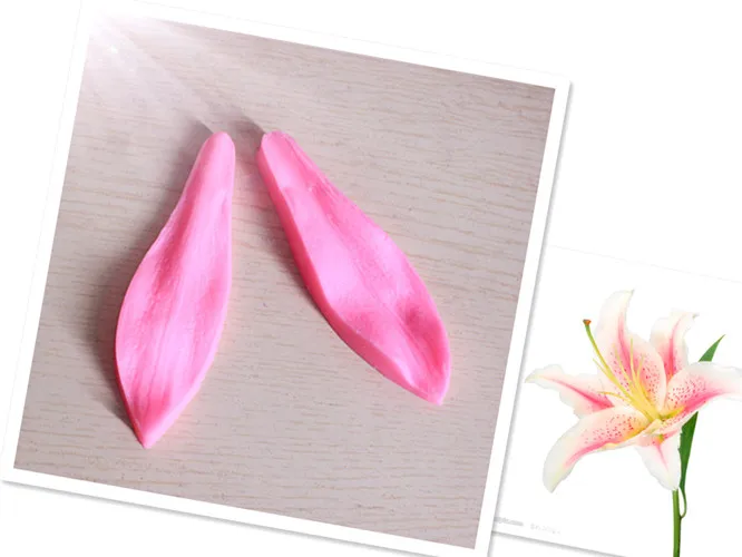

Lily petals leaf clamping molds mold cake decoration mold