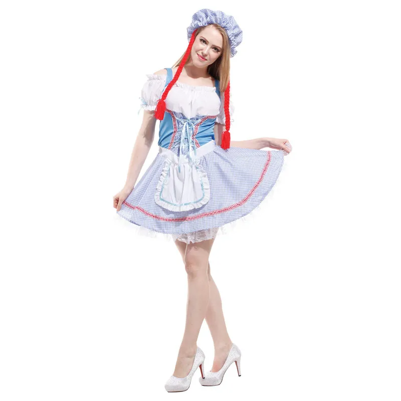 Новое поступление сексуальная горничная Косплэй Костюм Леди симпатичное платье