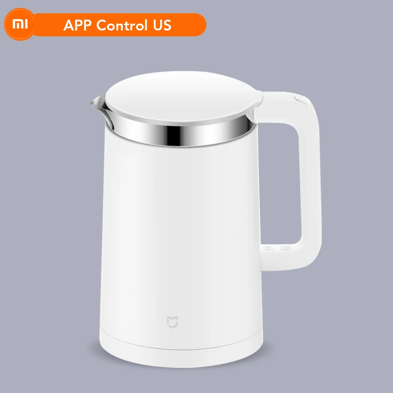 APP Control US Xiaomi Mi, электрический чайник 304 л, емкость воды, постоянный контроль температуры, внутренняя бутылка из нержавеющей стали - Цвет: APP Control US