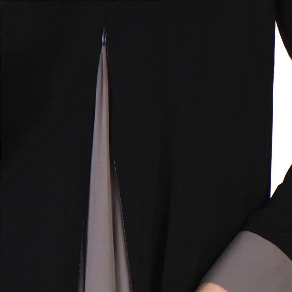 2019 Abaya женские мусульманские модные платья на молнии женское длинное платье