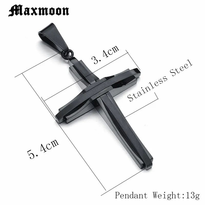 Maxmoon классическое женское ожерелье из нержавеющей стали звеньевая цепь