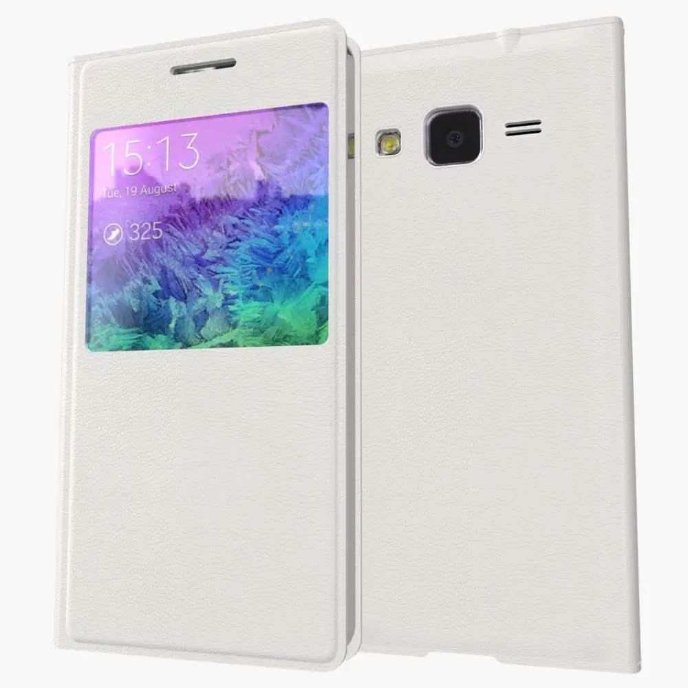 Чехол с окошком обзора для samsung Galaxy Core Prime LTE G360F G360H G360 G3606 G3608 G3609 кожаный чехол