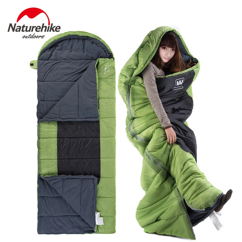 Naturehike 230x90 см сверхлегкие портативные спальные мешки хлопок спальный мешок