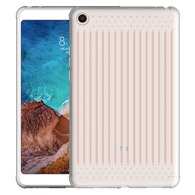 Чехол для планшета xiaomi mi pad 4 Ультратонкий чехол из ТПУ на заднюю панель откидные