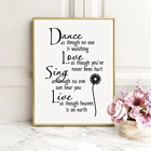 Вдохновляющая Картина на холсте для девочек, Картина на холсте с вдохновляющими цитатами, картина на стену, декор на стену для комнаты девушки