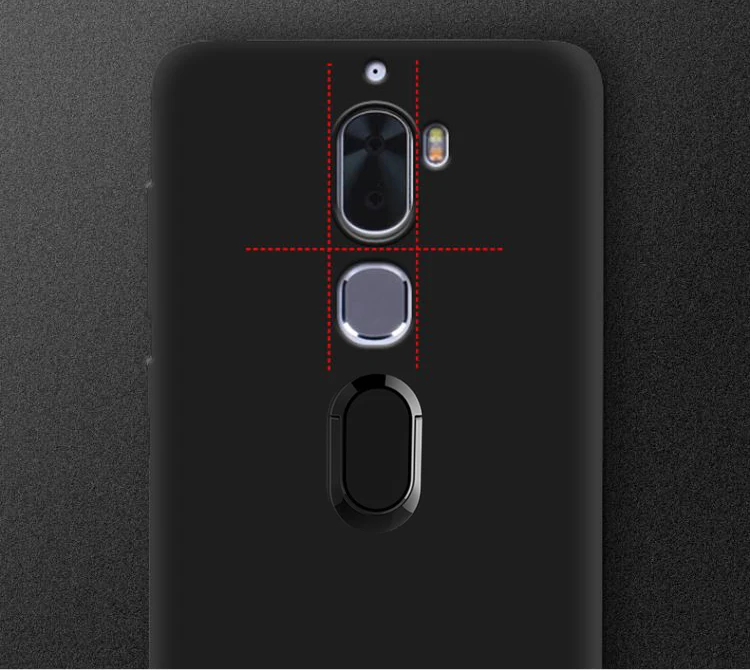 Чехол с магнитным держателем для автомобиля Coolpad R116 Защитный матовый чехол из ТПУ