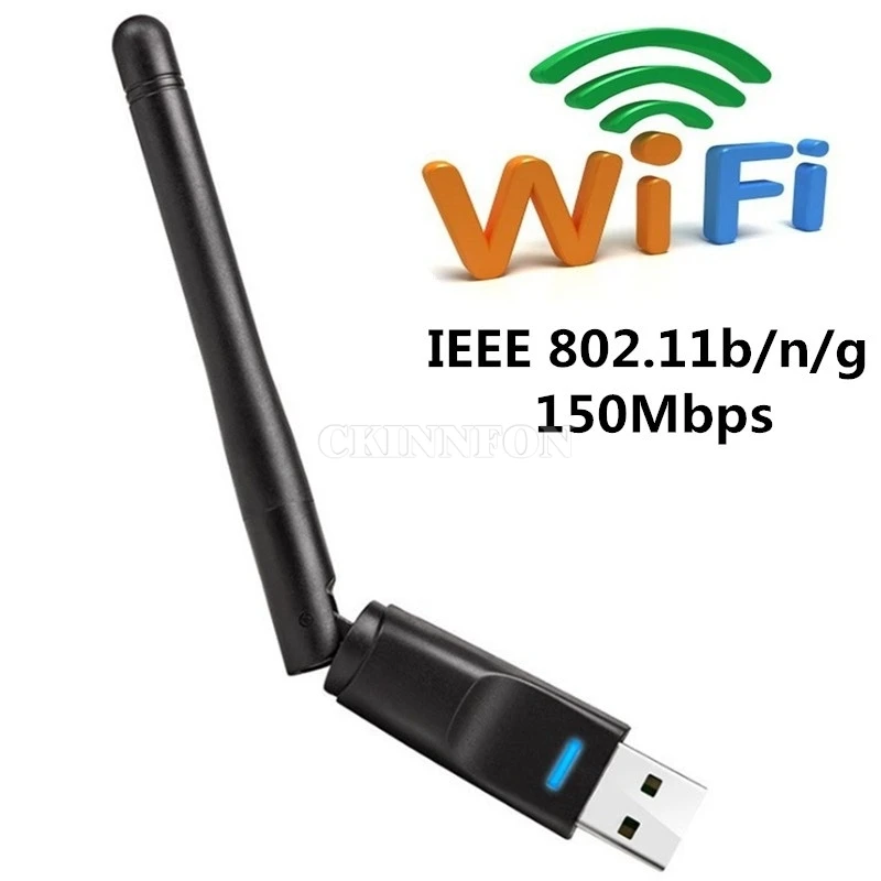 

100 шт./лот 150 Мбит/с мини беспроводной USB адаптер Lan Карта 802.11n/g/b USB Wifi внешний приемник