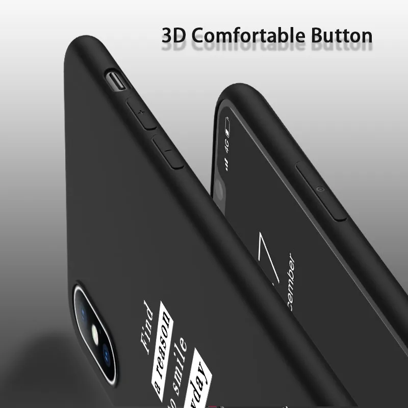 USLION Couple Love Heart Case For iPhone 6 7 6s 8 Plus Letter Phone Cases X XR XS Max Silicone TPU Soft Cover Fundas |