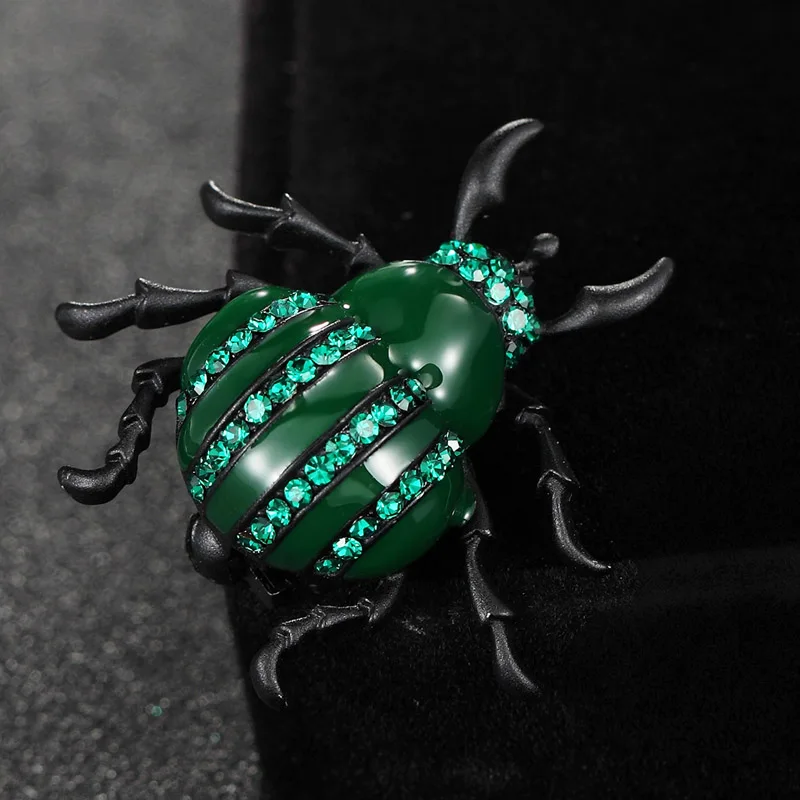

Donia jewelry Fashion rhinestone spider brooch men's jewelry scarf needle ladies statement punk needle brooch bag accessories