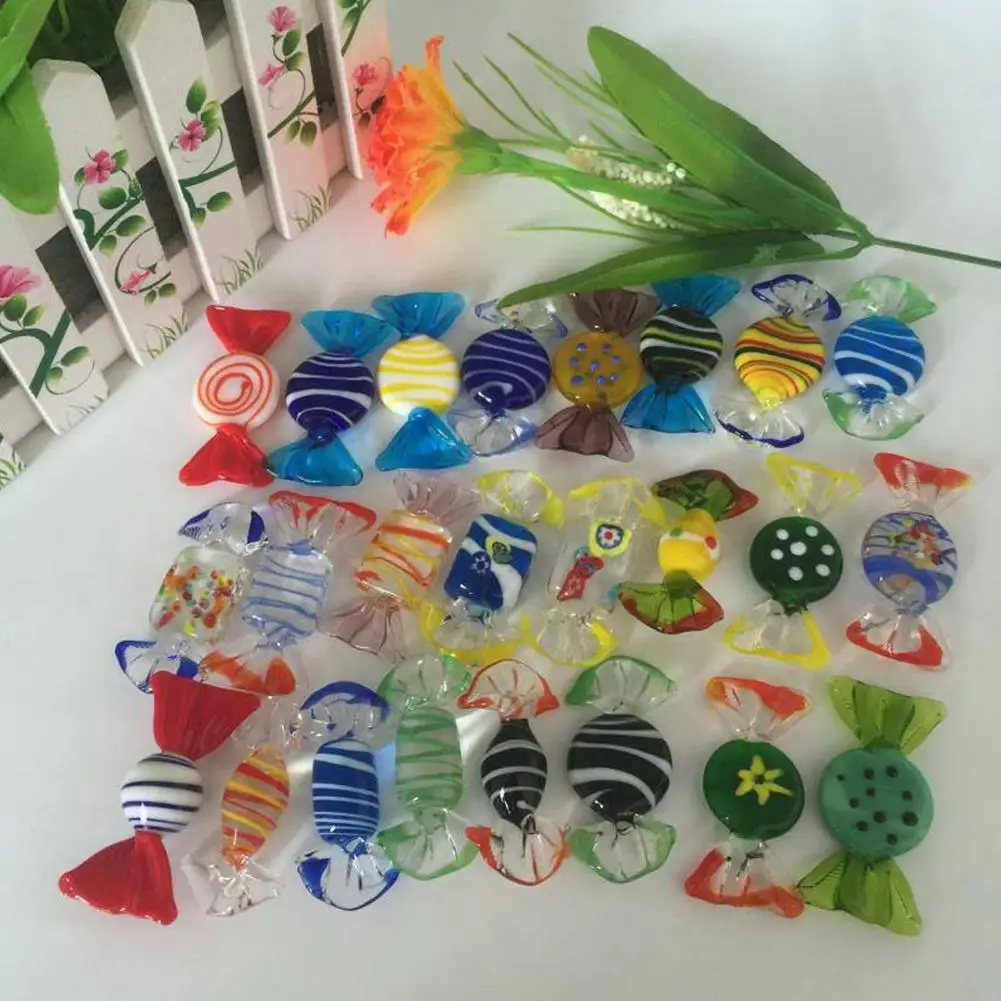 20 шт винтажные муранские стеклянные конфеты свадебные Рождественские вечерние