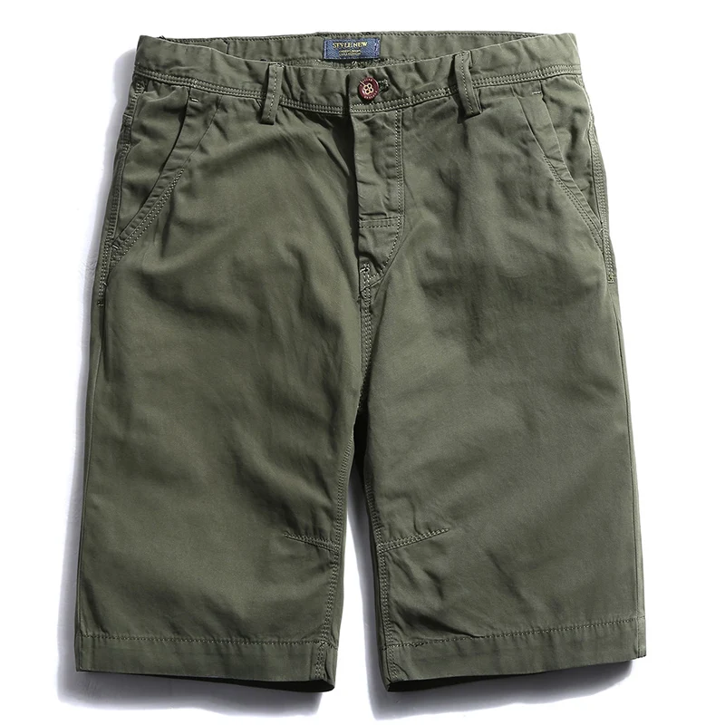Mens Shorts Cotton Summer Casual Style Male New Arrival Cargo Calf-Length Short Pants Bermuda Men Free Shipping Plus F14 | Мужская