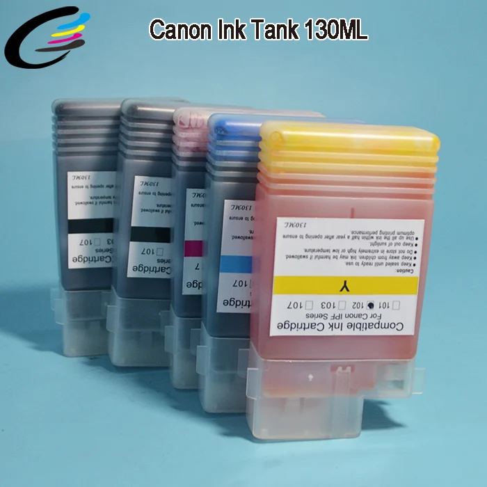 Совместим с чернильным картриджем Canon PFI 102 130 мл чернилами и чипом | Компьютеры