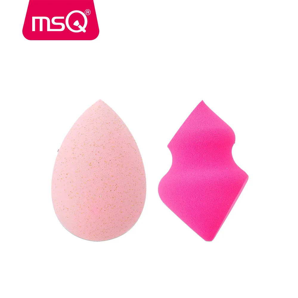 MSQ 2 шт спонж для нанесения основы под макияж Косметическая губка буф вода