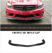 C Класс углеродного волокна передний бампер автомобиля Спойлер для Mercedes Benz W204 C63 AMG седан купе 2008 2009 2010 2011