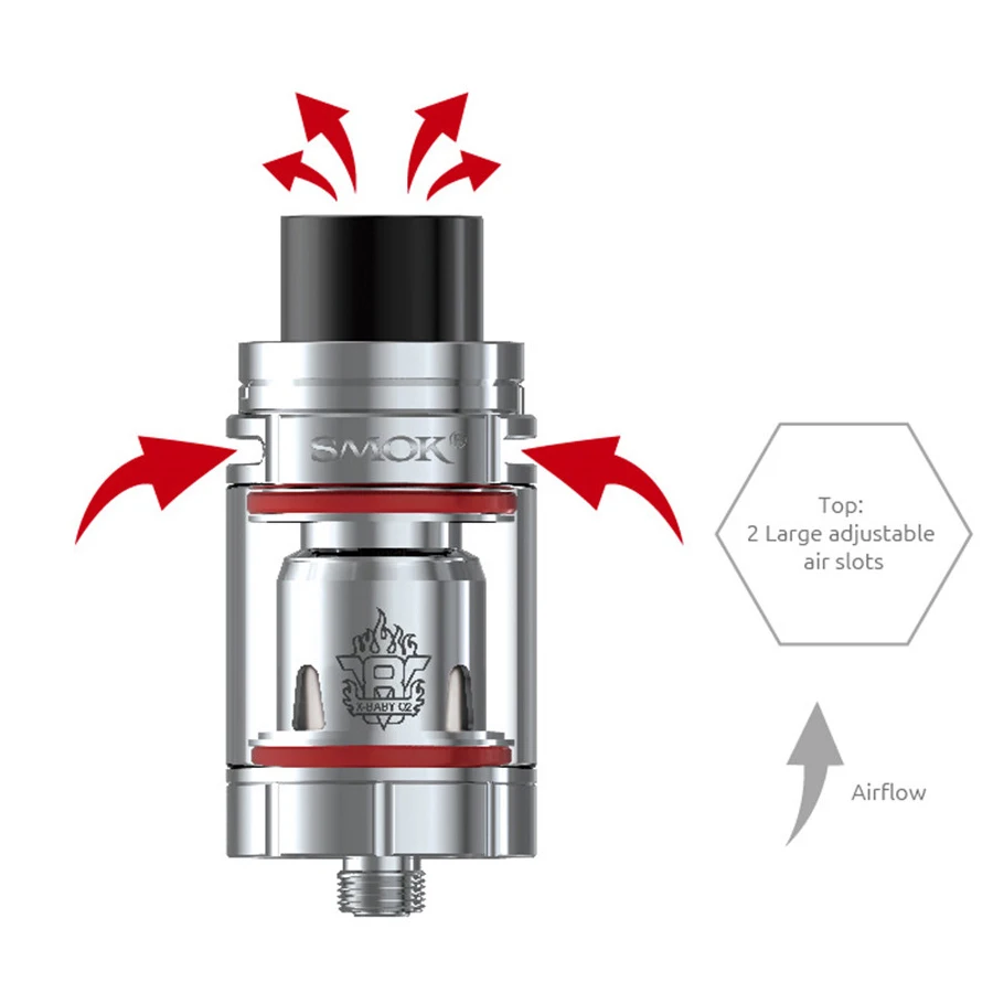 Электронная сигарета распылитель электронных сигарет SMOK TFV8 X BABY Vape герметичным
