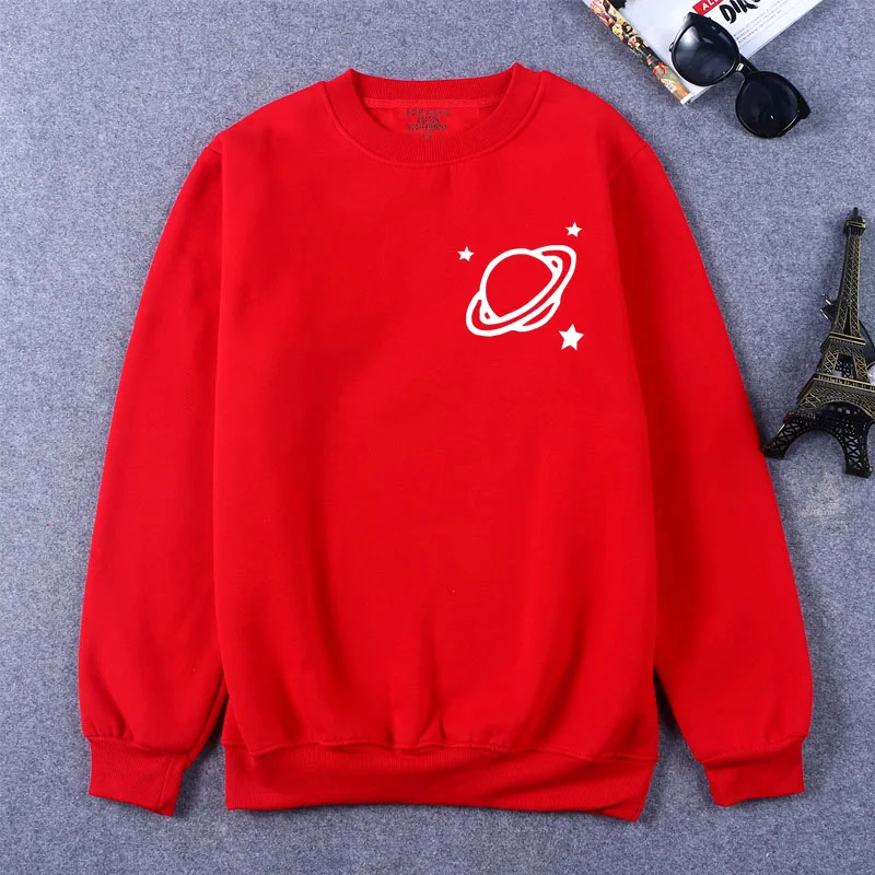 Толстовка Женская с карманами принтом сбоку повседневная забавная джемпер в