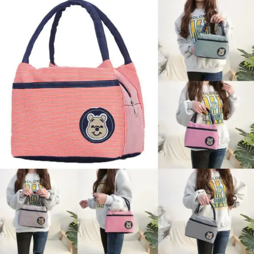 Взрослые женщины дамы девушки Портативный изолированный еда ужин коробка-сумка