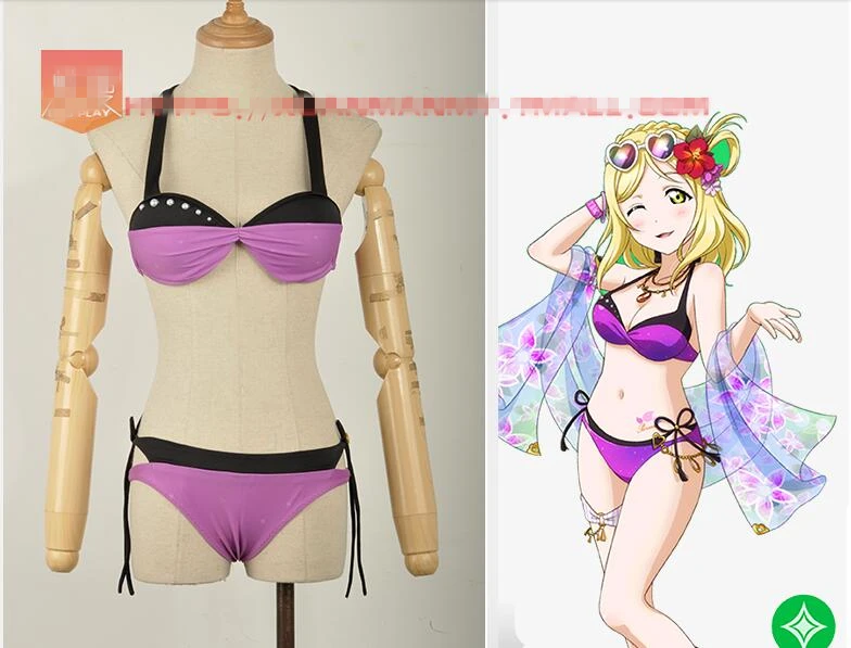 Женский костюм для косплея love live sunshine Aqours летний пляжный бикини охара|Костюмы