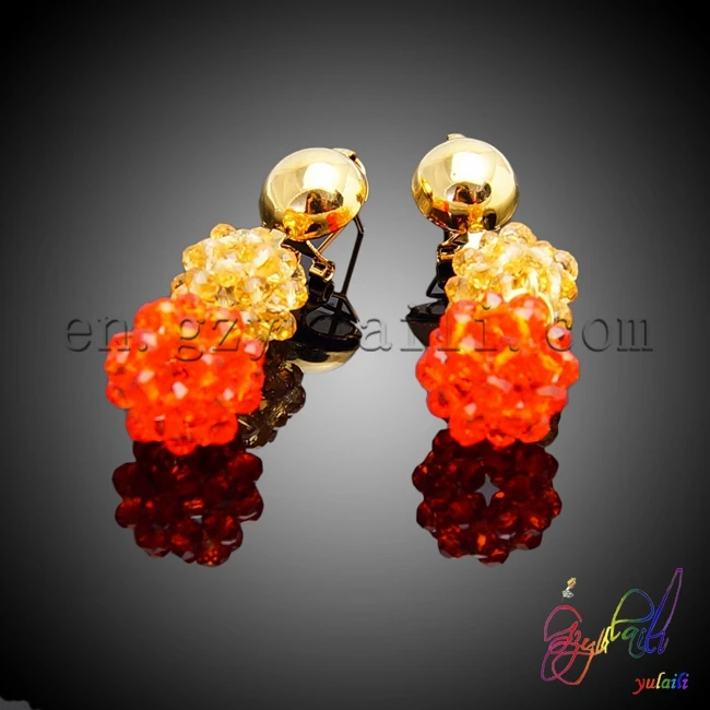 

Free Shipping Yulaili Handmade Rhinestone Factory Round Design Girls Costume Anniversary Beaded Two Jewelry Set