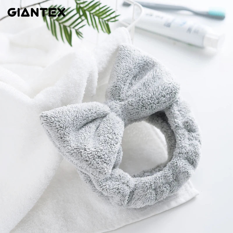 Женский бантик для волос GIANTEX банное полотенце из бамбукового волокна мытья