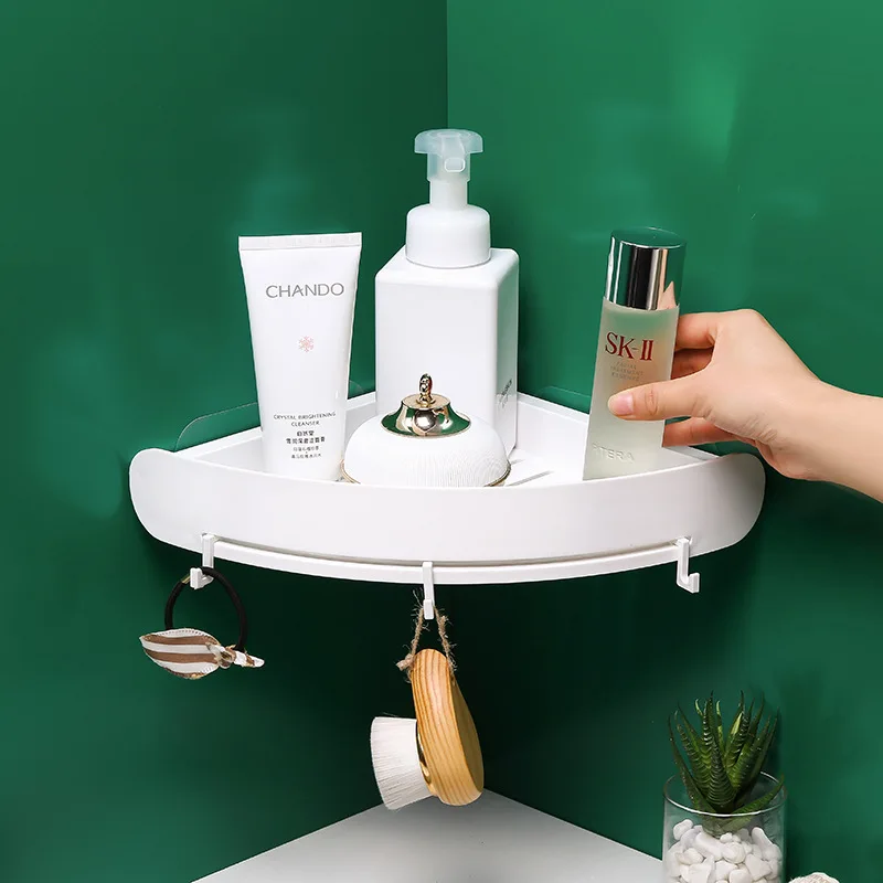 

Bathroom Corner Shelf Wall Hanging Toilet Rack stroage non-Punching wall mounted Holder Bathroom Racks bathroom shelf organizer