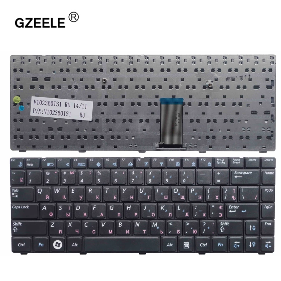 

GZEELE RU russian Keyboard for Samsung R439 R420 R418 R423 R464 NP-R440 R465 R468 P428 P430 NP-R430 NP-R439 NP-R470 NP-RV408