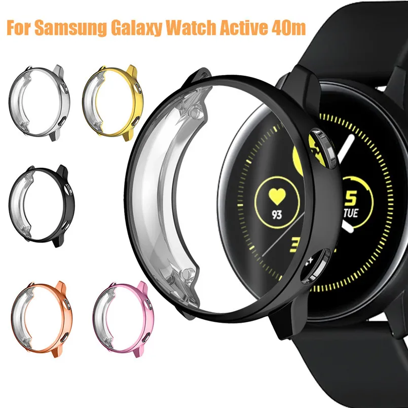 Модный чехол из ТПУ Ультратонкий Мягкий защитный с покрытием для Samsung Galaxy Watch Active