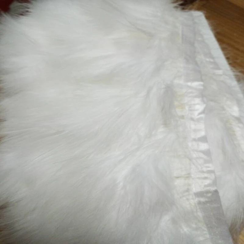 Wholesale 1 yards white/black Turkey fluff feathers ribbon 8-9cm/3-4 inches | Дом и сад