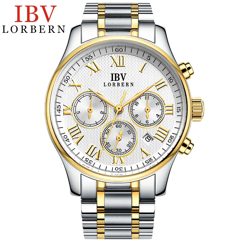 2017 прямые продажи ibv Для мужчин's Watch automatic механический Многофункциональный