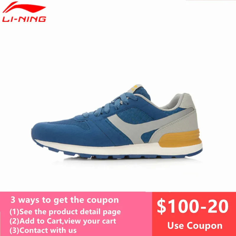 Мужские кроссовки для бега Li-Ning амортизирующие дышащая подкладка легкая