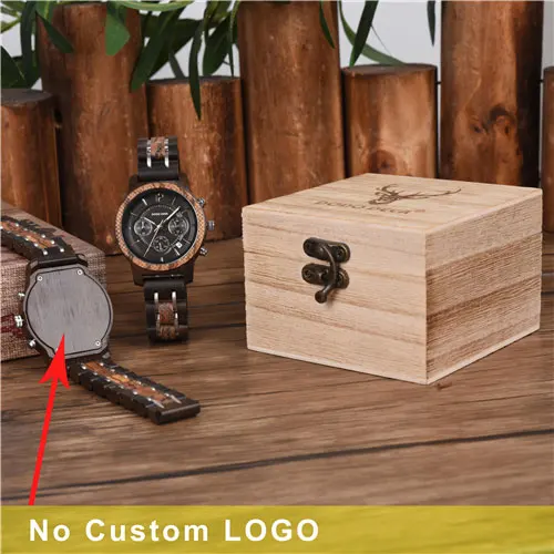 DODO DEER Luxury Women Watch Classic Wood Metal Chronograph Auto Date Display Relogio Feminino Top Brand Dropship DIY C01 - Цвет: No Custom