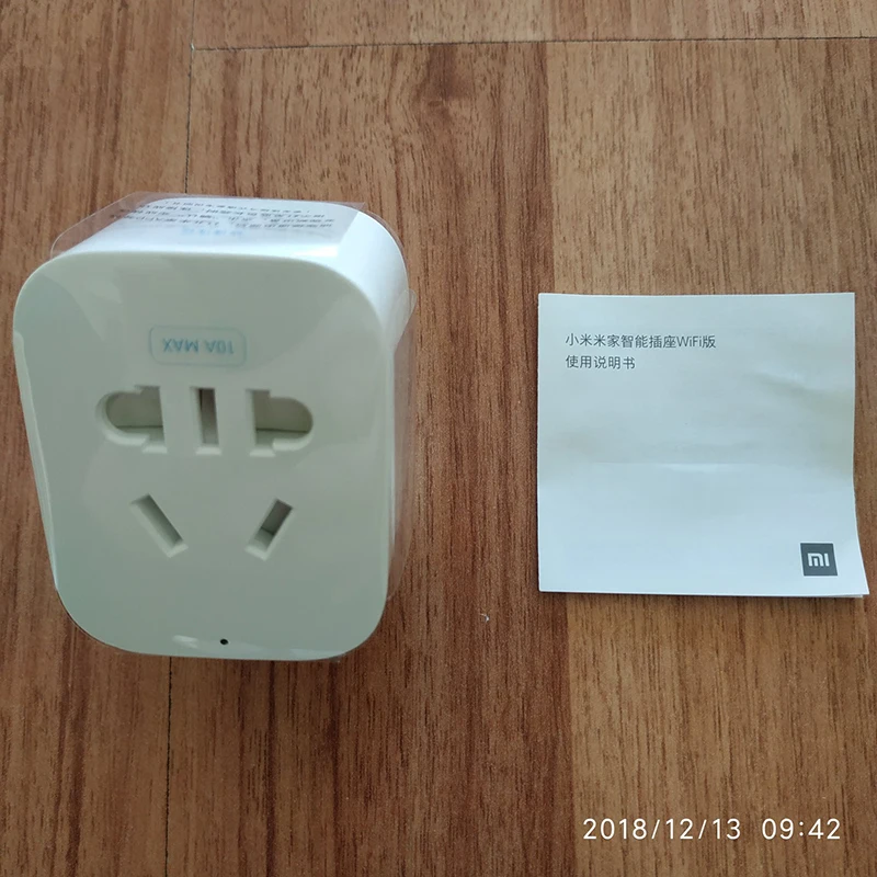 Умная розетка Xiaomi базовая с Wi-Fi Европейское управление управлением через