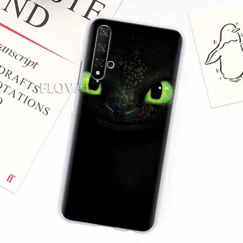 Чехол для телефона, чехол для Honor 20 Pro 9 10 Lite 8X 8A 8C 8S 7A 7S Y7 Y9 V20, Беззубик, Как приручить дракона, Жесткий PC Ca