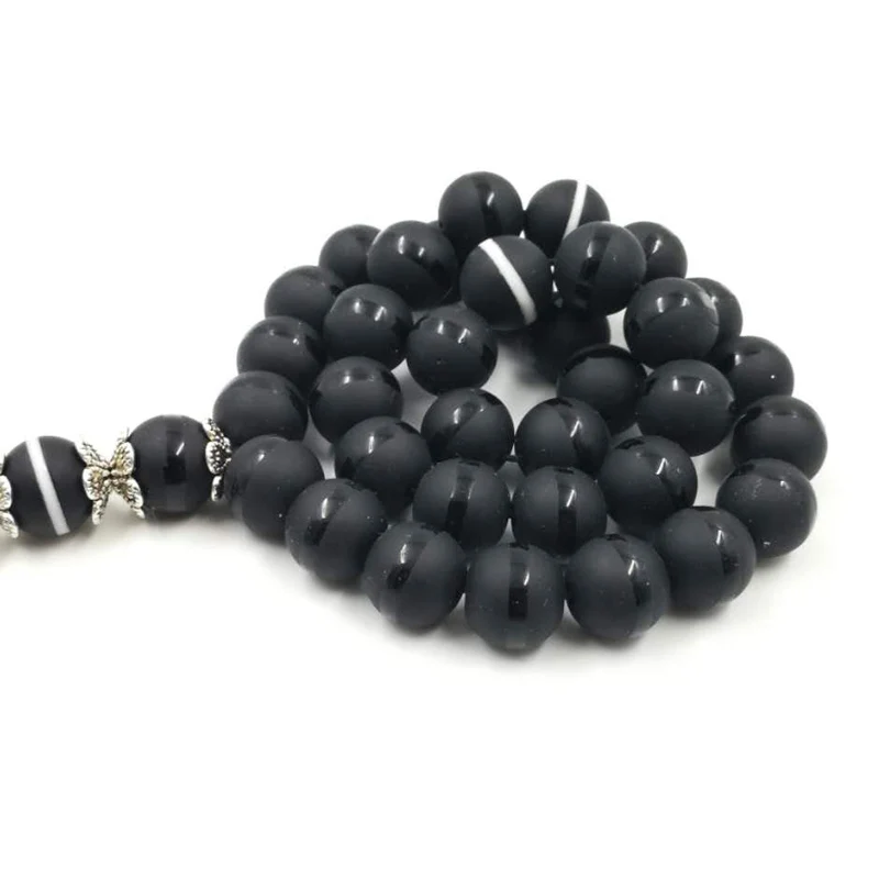 Кристалл Tasbih с агатом кисточка популярный стиль кристалл черного цвета